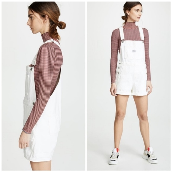 Levi's Pants - Levi's Vintage Denim Shortalls Short Overalls